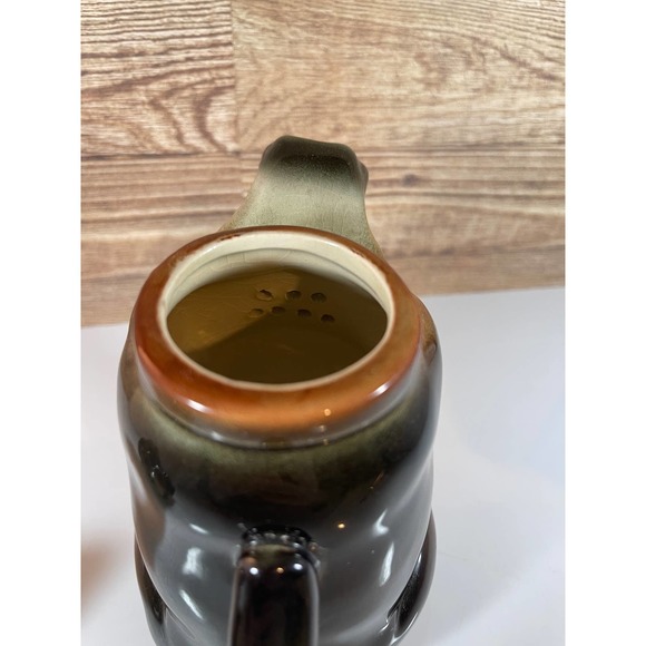 Vintage Erphila Majolica Dachshund Weiner Dog Teapot Germany 6703 B Full Mark - Picture 12 of 16